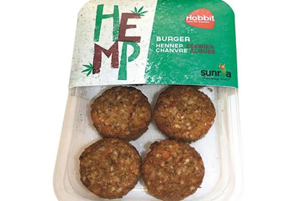 Hobbit Hennep zeewier burger bio 150g vleesvervangers Webshop