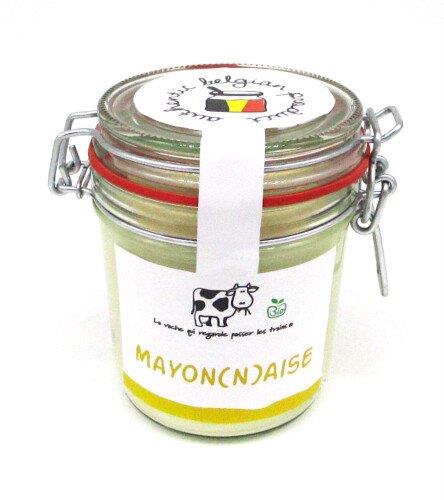 Bio mayonaise in weckpot (70% olie) 470 ml Sauzen Webshop