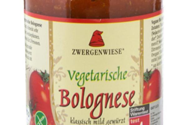 Zwergenwiese Vegetarische bolognaise bio 350g Producten in de kijker Webshop